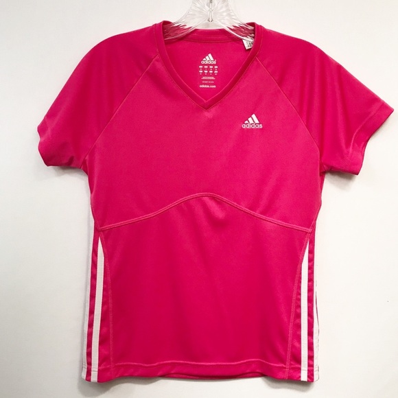 Adidas Women’s Short Sleeve V-Neck Athletic‎ Tee - Picture 1 of 5